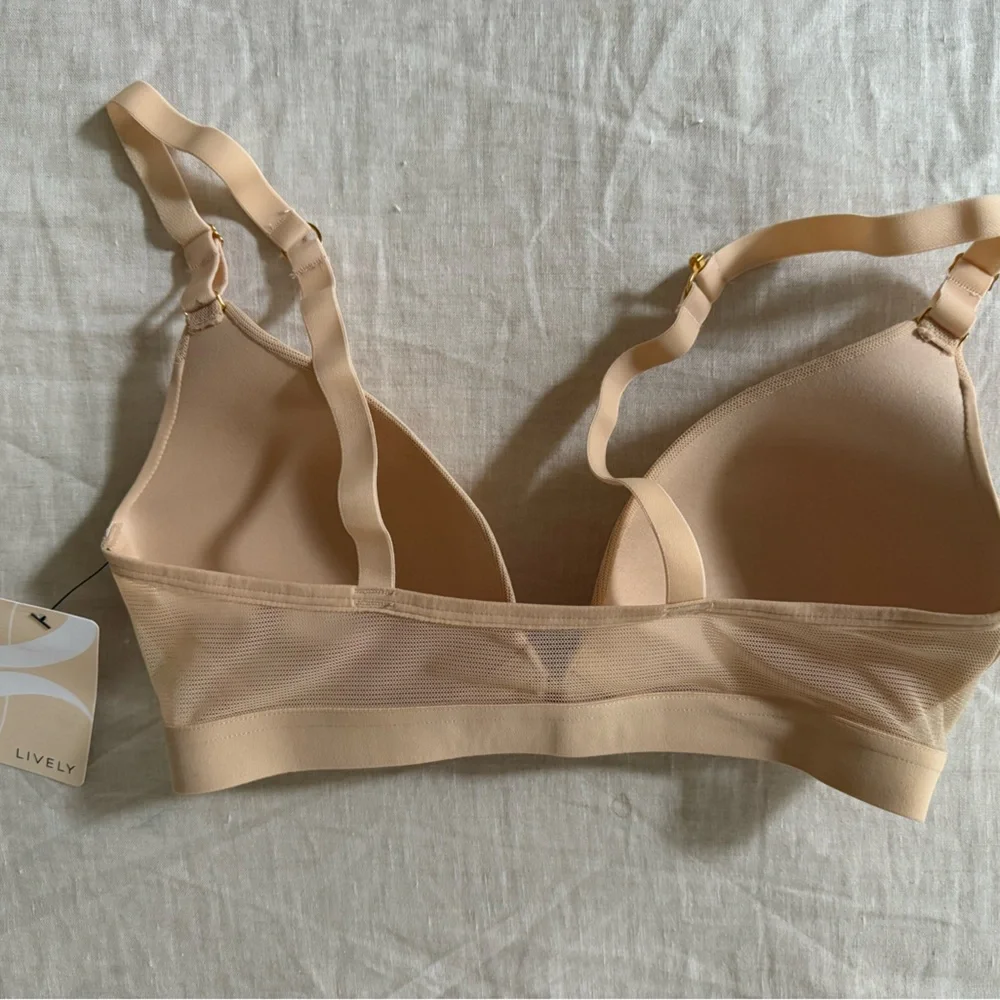 Lively Front Close No-Wire Bra Sz 34D - Picture 2 of 2